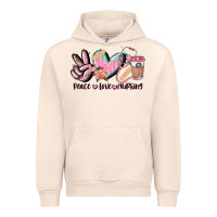 Sandshell peace love nursing Urban Hoodie - CowGirlArtShop