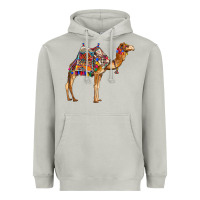 Moon Dust camel with colorful saddle Heavyweight Hoodie - BarkalooDesign