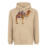Mushroom camel with colorful saddle Heavyweight Hoodie - BarkalooDesign