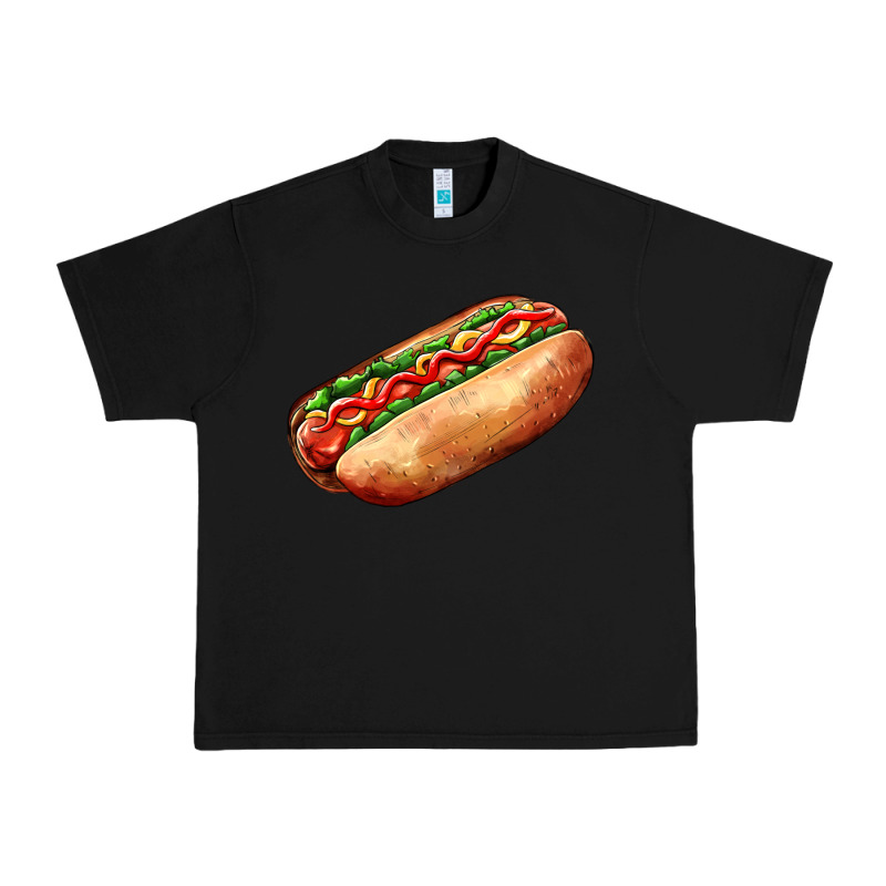 American Hot Dog Urban Heavy Tee by AdoDesignShop | Teevron