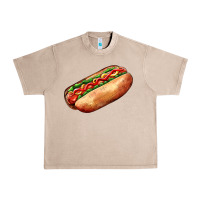 French Oak American hot dog Urban Heavy Tee - AdoDesignShop