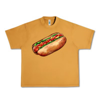 Peanut Butter American hot dog Urban Heavy Tee - AdoDesignShop