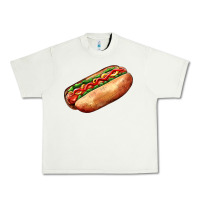 Pistachio American hot dog Urban Heavy Tee - AdoDesignShop