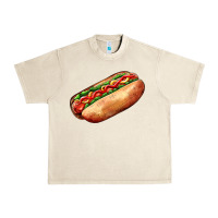 Sandshell American hot dog Urban Heavy Tee - AdoDesignShop