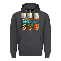 Teach Love Inspire Zipper Hoodie | Teevron