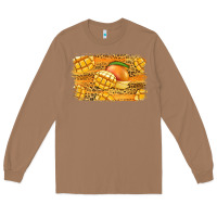 Toasted Coconut Mango Background Long Sleeve Tee - Jasminsmagicworld