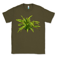 Army Green Lemon Lime Dracaena Leaf Classic Tee - LillyAllenDesigns