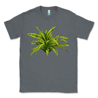 Charcoal Heather Lemon Lime Dracaena Leaf Classic Tee - LillyAllenDesigns