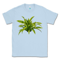 Dusty Blue Lemon Lime Dracaena Leaf Classic Tee - LillyAllenDesigns