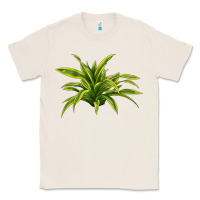 Natural Lemon Lime Dracaena Leaf Classic Tee - LillyAllenDesigns