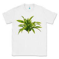 White Lemon Lime Dracaena Leaf Classic Tee - LillyAllenDesigns