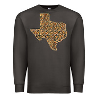 Smoke Western Texas Map Leopard Pattern Premium Sweatshirt - Bettercallsaul