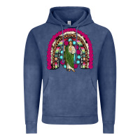 Vintage Denim san judas rainbow Vintage Hoodie - JahusDesignShop