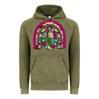 Vintage Olive san judas rainbow Vintage Hoodie - JahusDesignShop