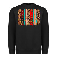 Black christmas socks cookie leopard brushstroke Heavyweight Sweatshirt - AdoDesignShop