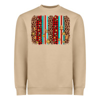 Mushroom christmas socks cookie leopard brushstroke Heavyweight Sweatshirt - AdoDesignShop