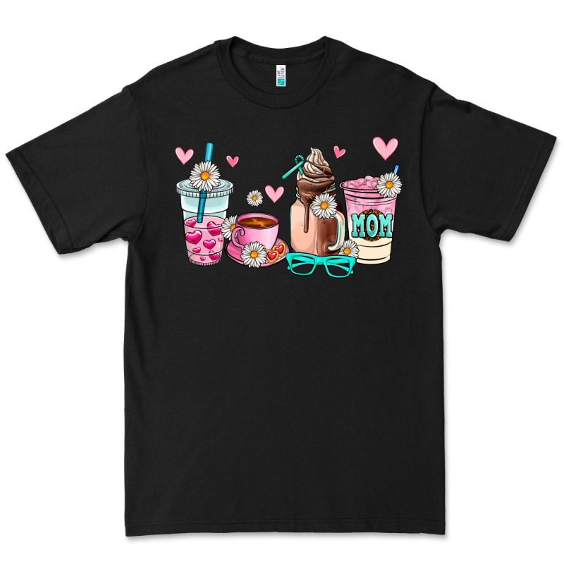 Mom Coffee Cup Premium Tee by AdoDesignShop | Teevron