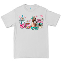 Dove Grey mom coffee cup Premium Tee - AdoDesignShop