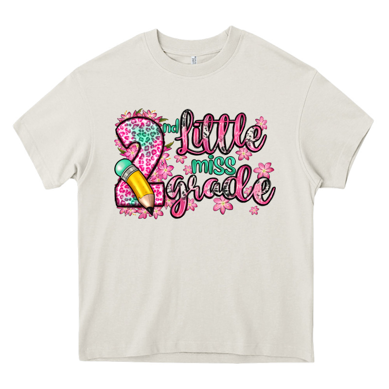 Little Miss 2nd Grade Heavy Core Tee by Zillion Design Studio | Teevron