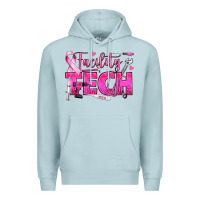 Blue Mist Breast Cancer Facility Tech Premium Hoodie - texasbilliewilder