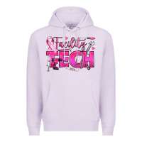Lilac Breast Cancer Facility Tech Premium Hoodie - texasbilliewilder