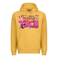 Mustard Breast Cancer Facility Tech Premium Hoodie - texasbilliewilder
