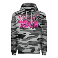 Slate Camo Breast Cancer Facility Tech Premium Hoodie - texasbilliewilder