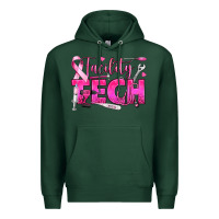Sports Green Breast Cancer Facility Tech Premium Hoodie - texasbilliewilder