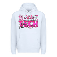 White Breast Cancer Facility Tech Premium Hoodie - texasbilliewilder