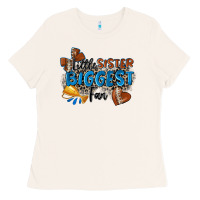 Bone little sister biggest fan football Ladies Tee - Zillion Design Studio