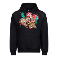 Black nurse hearts Urban Hoodie - CowGirlArtShop