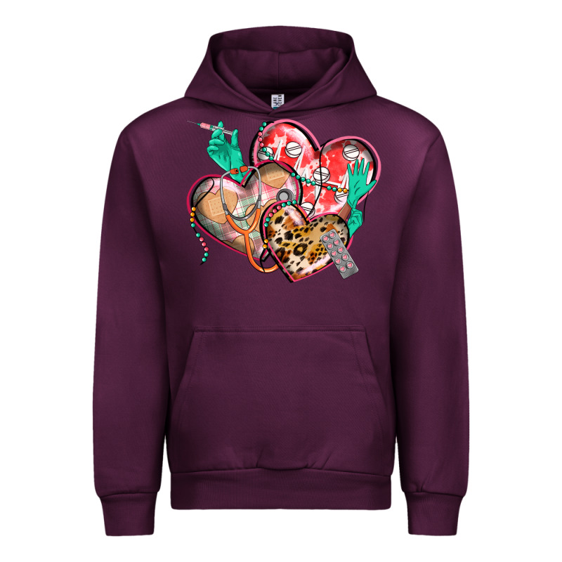 Nurse Hearts Urban Hoodie by CowGirlArtShop | Teevron