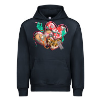 Navy nurse hearts Urban Hoodie - CowGirlArtShop