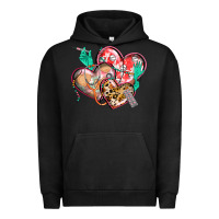 Pigment Black nurse hearts Urban Hoodie - CowGirlArtShop