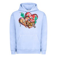 Pigment Grape Ice nurse hearts Urban Hoodie - CowGirlArtShop