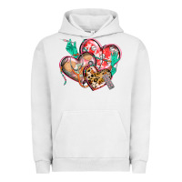 Pigment Lunar Rock nurse hearts Urban Hoodie - CowGirlArtShop