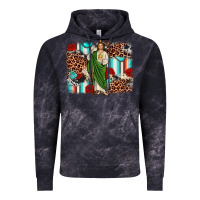 Cloud Black san judas leopard cowhide background Vintage Hoodie - JahusDesignShop
