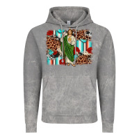 Cloud Rock san judas leopard cowhide background Vintage Hoodie - JahusDesignShop