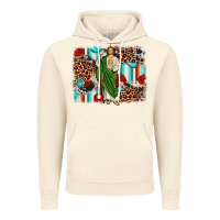 Vintage Artic san judas leopard cowhide background Vintage Hoodie - JahusDesignShop