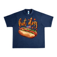 Navy hot dog Urban Heavy Tee - AdoDesignShop