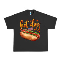 Pigment Black hot dog Urban Heavy Tee - AdoDesignShop