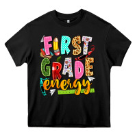 Black first grade energy Heavy Core Tee - texasbilliewilder