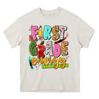 Cream first grade energy Heavy Core Tee - texasbilliewilder