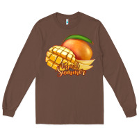 Chestnut Mango Tropical Summer Long Sleeve Tee - Jasminsmagicworld