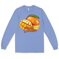 Colony Blue Mango Tropical Summer Long Sleeve Tee - Jasminsmagicworld
