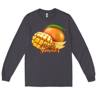 Smoke Mango Tropical Summer Long Sleeve Tee - Jasminsmagicworld