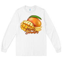 White Mango Tropical Summer Long Sleeve Tee - Jasminsmagicworld