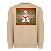 Mushroom Christmas snowman Heavyweight Sweatshirt - AdoDesignShop