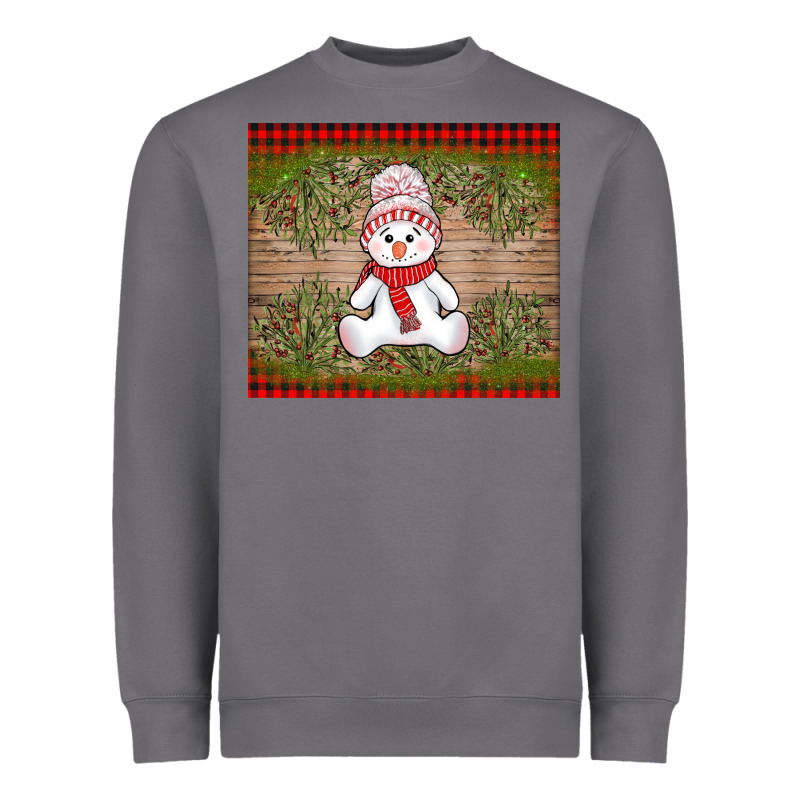 Christmas Snowman Heavyweight Sweatshirt by AdoDesignShop | Teevron