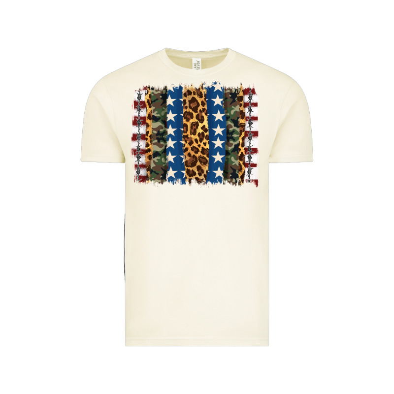 Usa Army Pattern Brushstroke Vintage Tee by Artiststas | Teevron